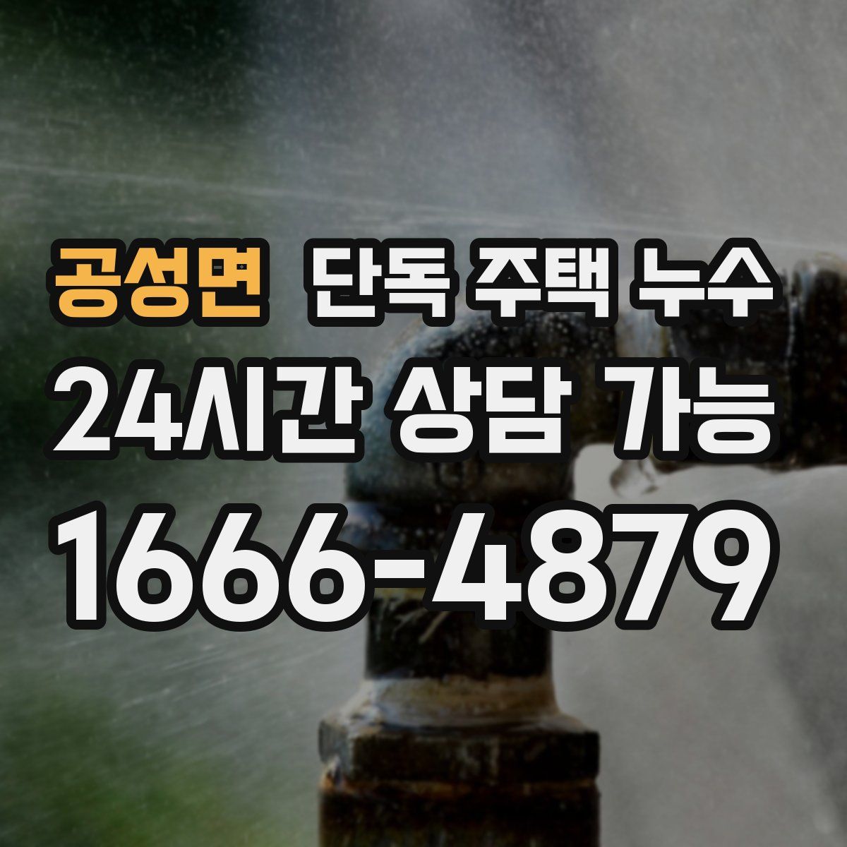 공성면 단독 주택 누수