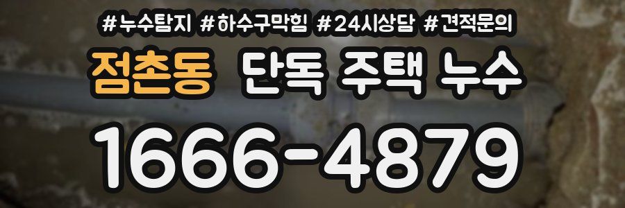 점촌동 단독 주택 누수