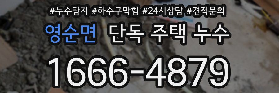 영순면 단독 주택 누수