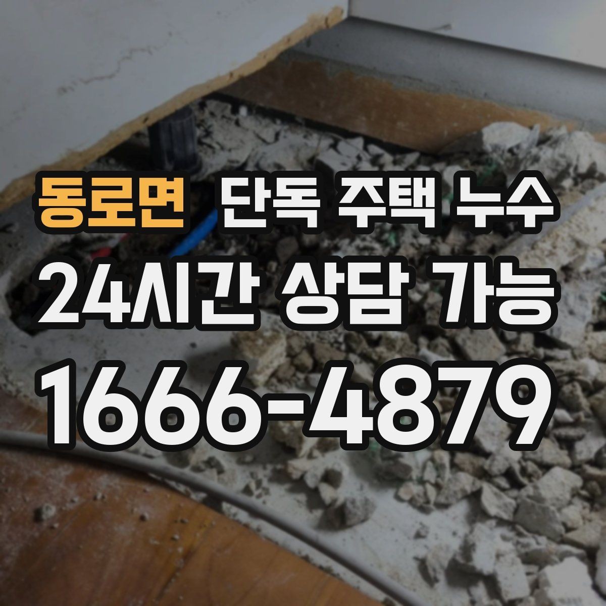 동로면 단독 주택 누수 변기 주변 물 고임 원인과 대처