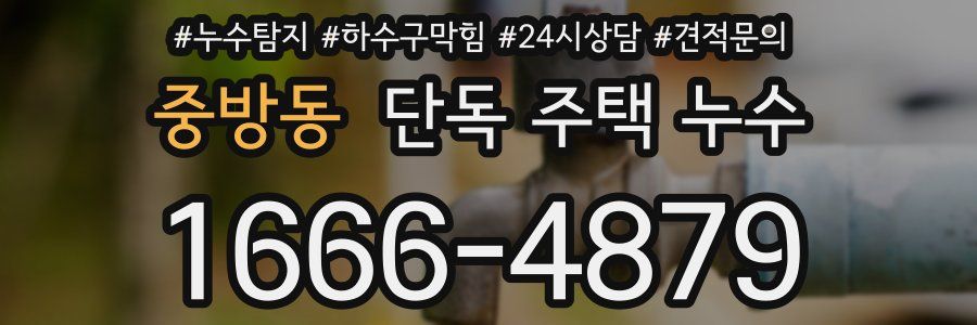 중방동 단독 주택 누수