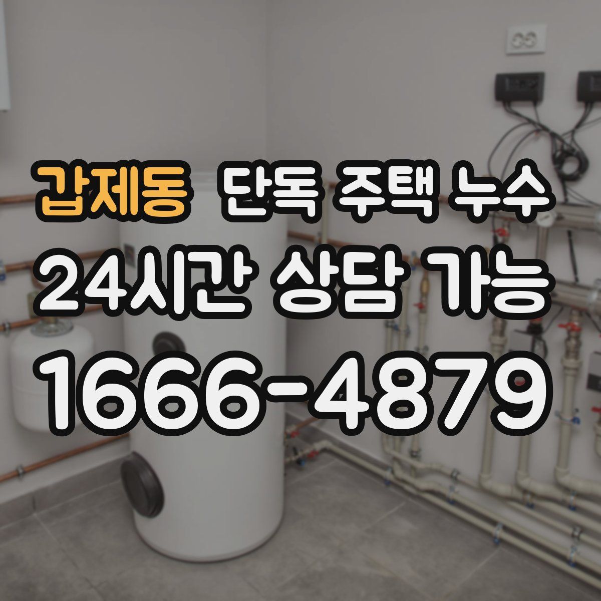 갑제동 단독 주택 누수