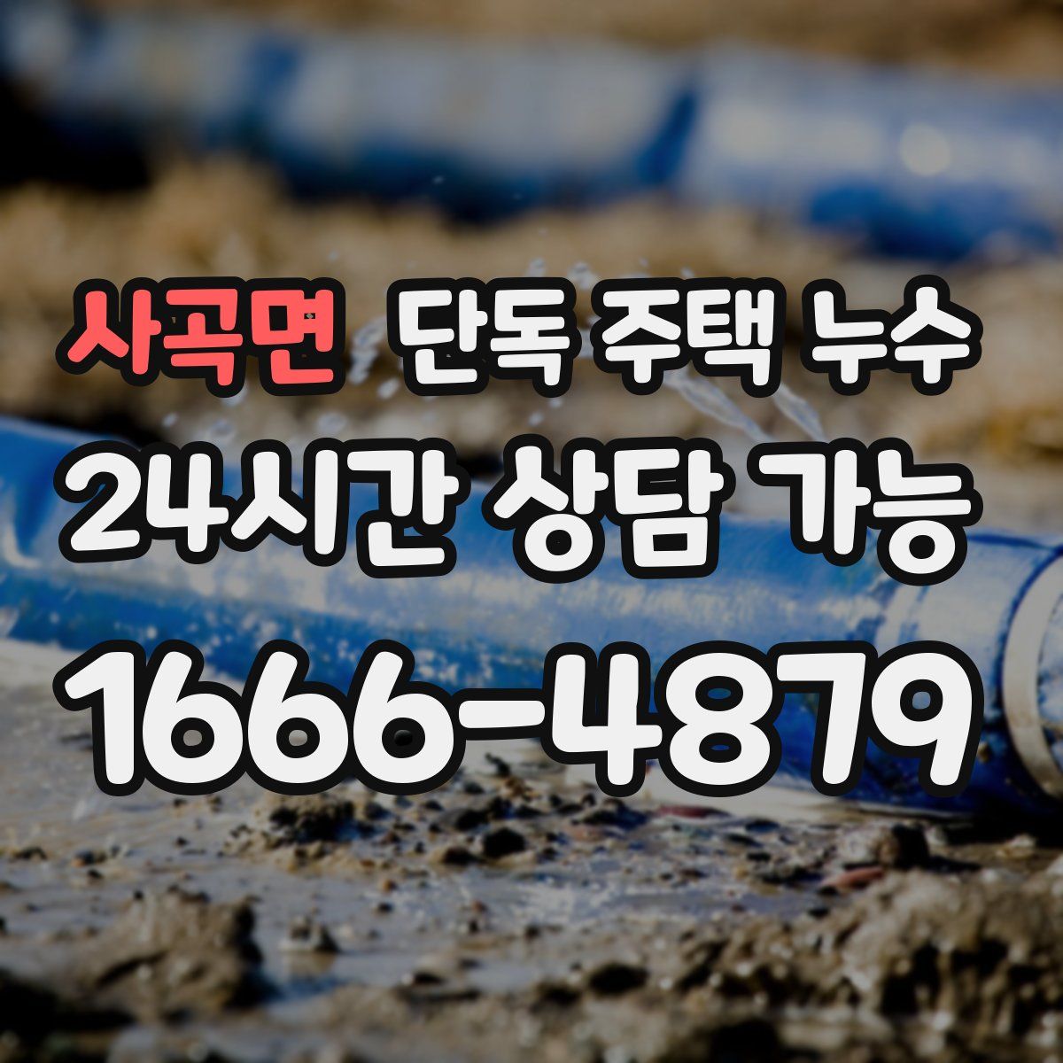 사곡면 단독 주택 누수