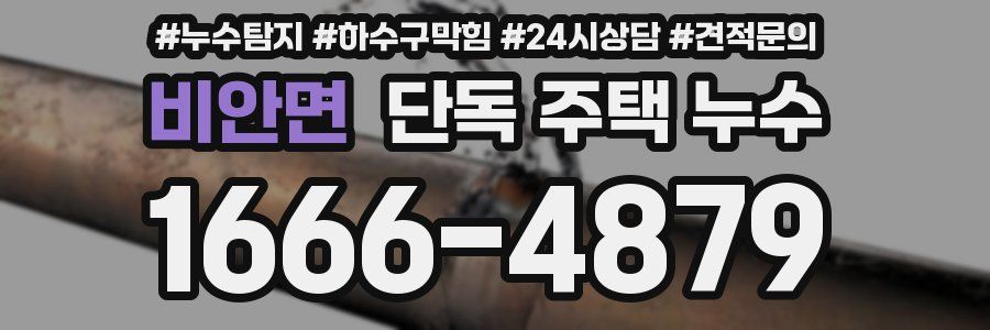 비안면 단독 주택 누수