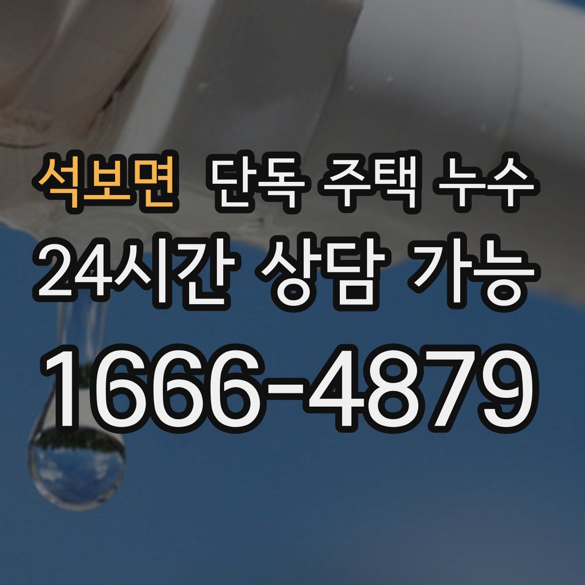 석보면 단독 주택 누수