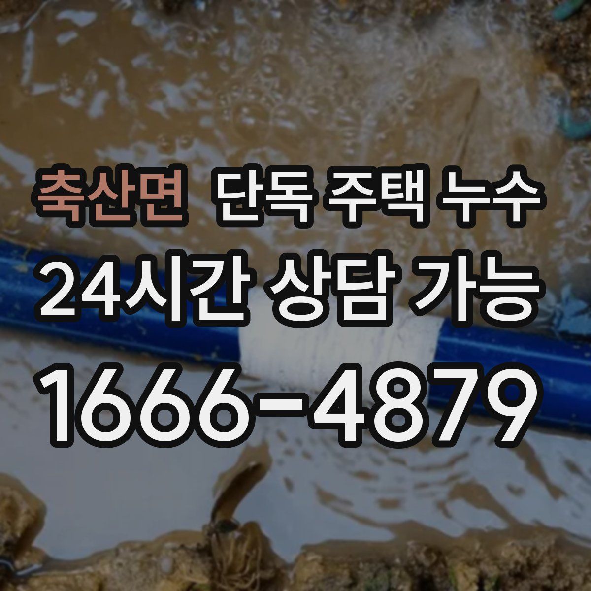 축산면 단독 주택 누수