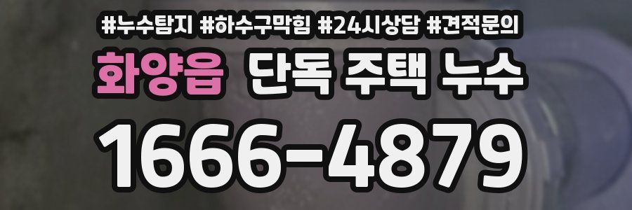 화양읍 단독 주택 누수