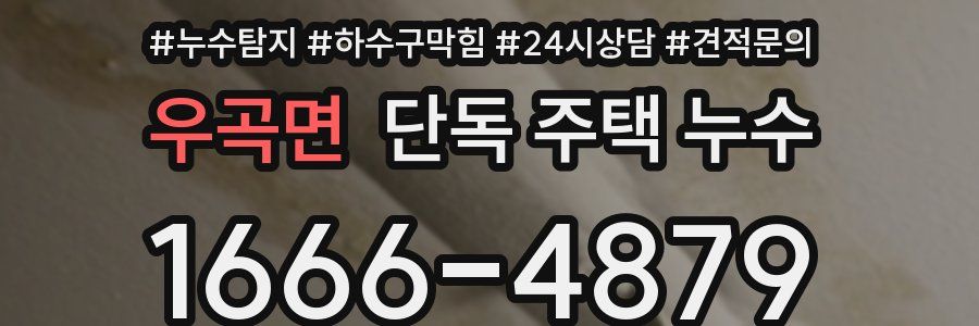 우곡면 단독 주택 누수