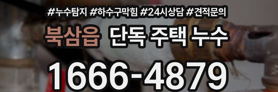 북삼읍 단독 주택 누수