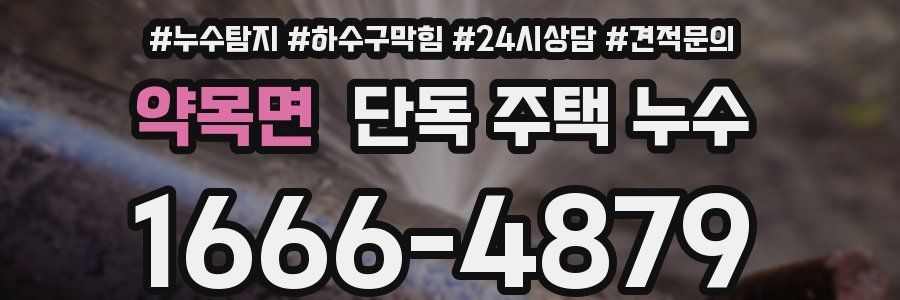 약목면 단독 주택 누수