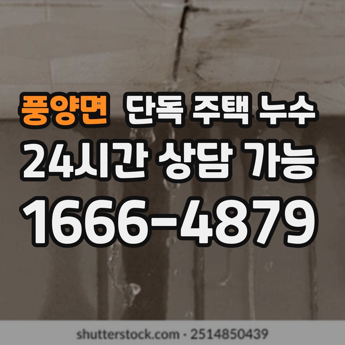 풍양면 단독 주택 누수