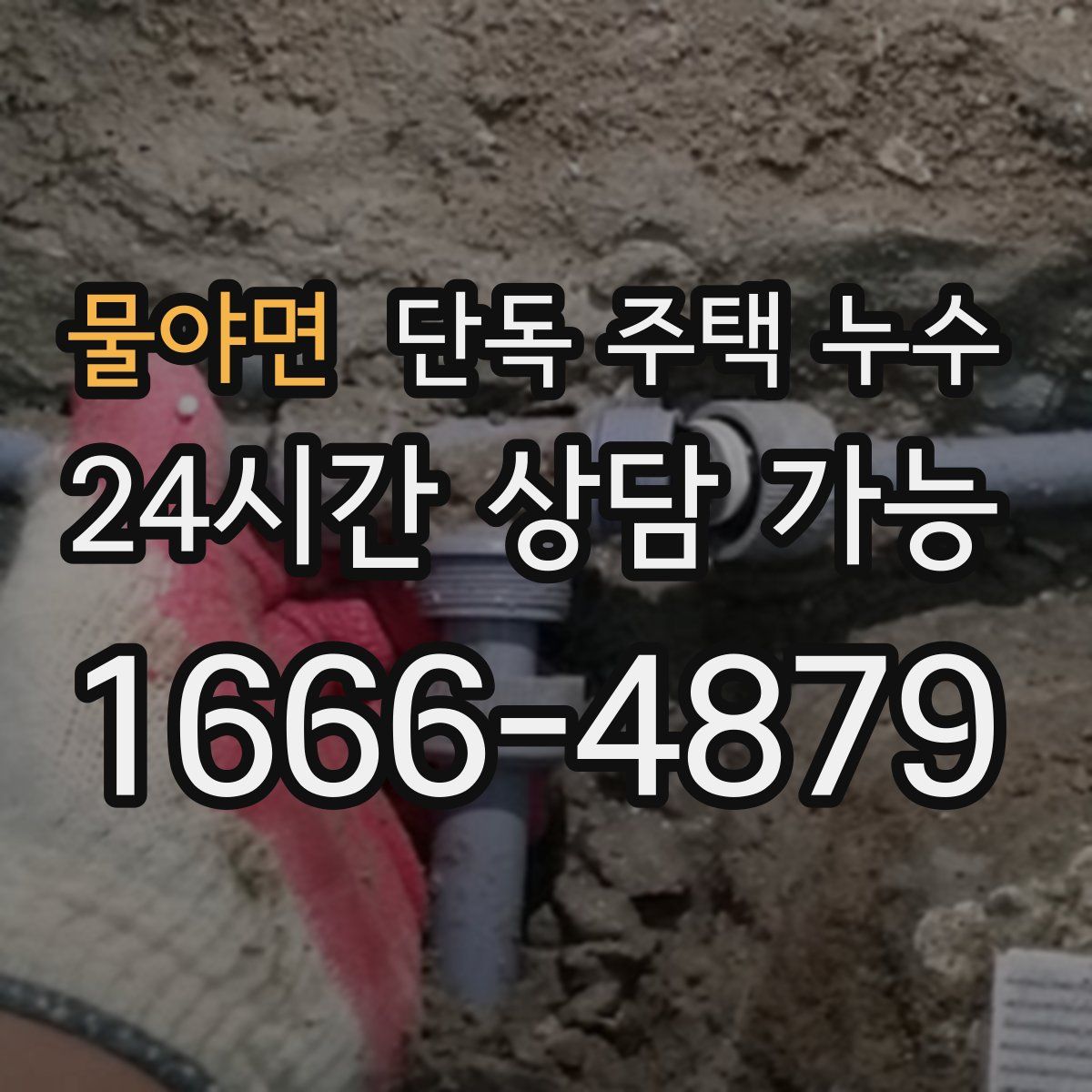 물야면 단독 주택 누수