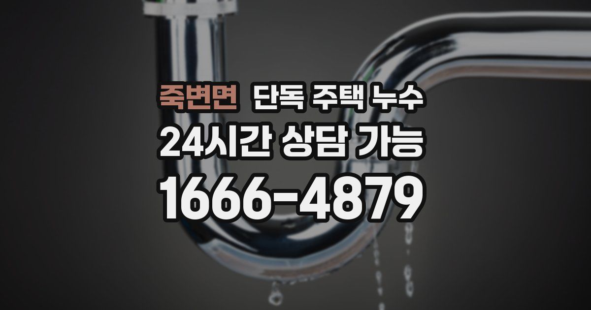 죽변면 단독 주택 누수