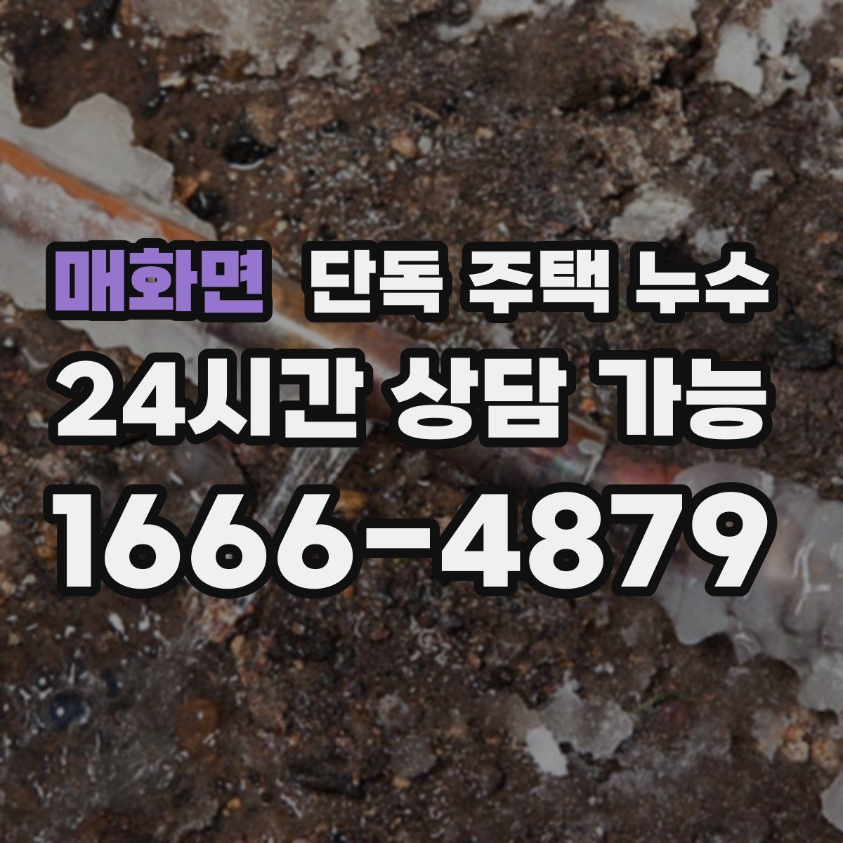 매화면 단독 주택 누수