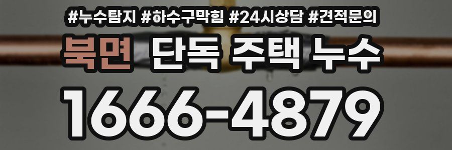 북면 단독 주택 누수