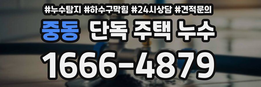 중동 단독 주택 누수