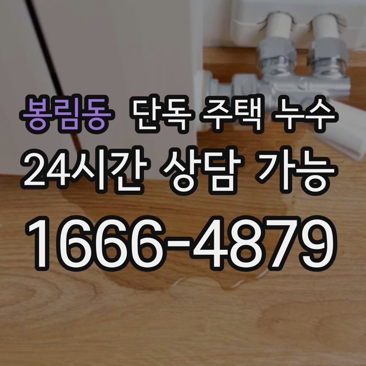 봉림동 단독 주택 누수