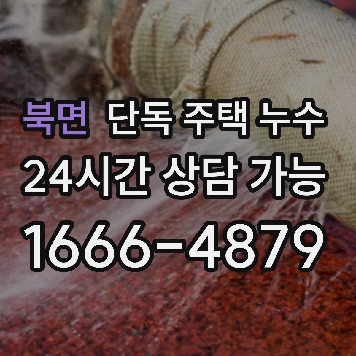 북면 단독 주택 누수 주방 벽면이 젖는다면 배관부터 볼까