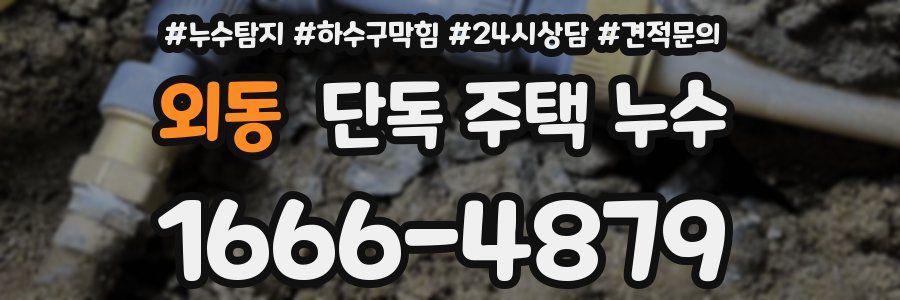 외동 단독 주택 누수