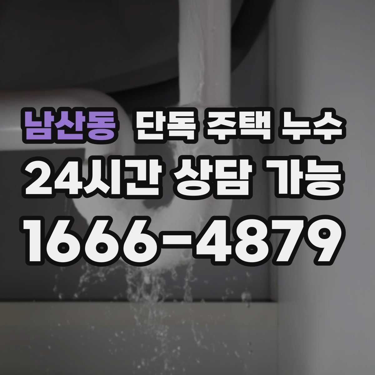 남산동 단독 주택 누수