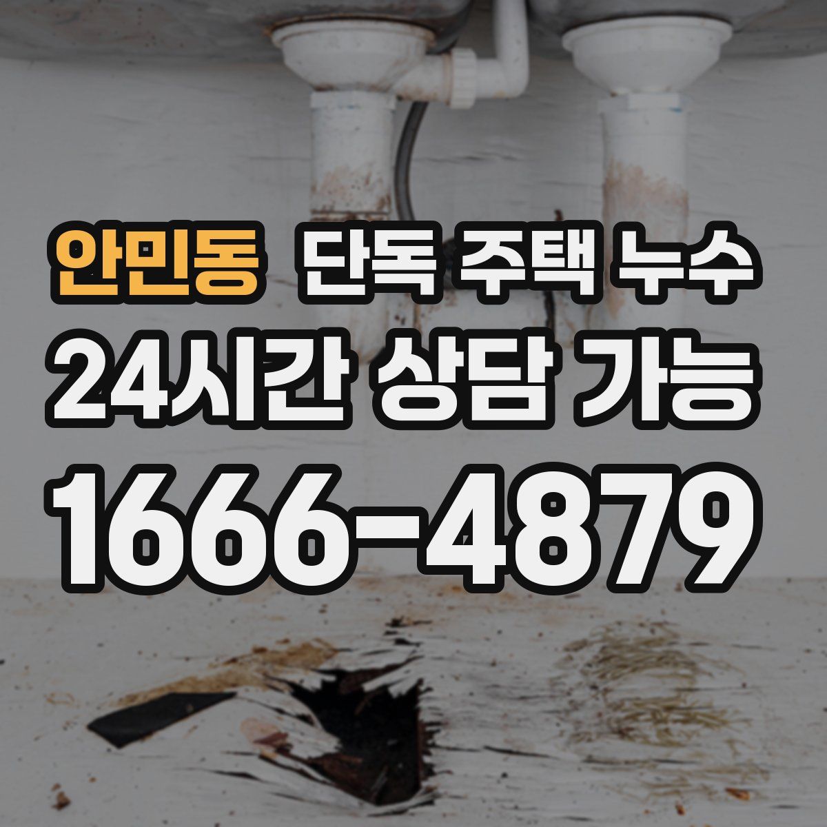 안민동 단독 주택 누수