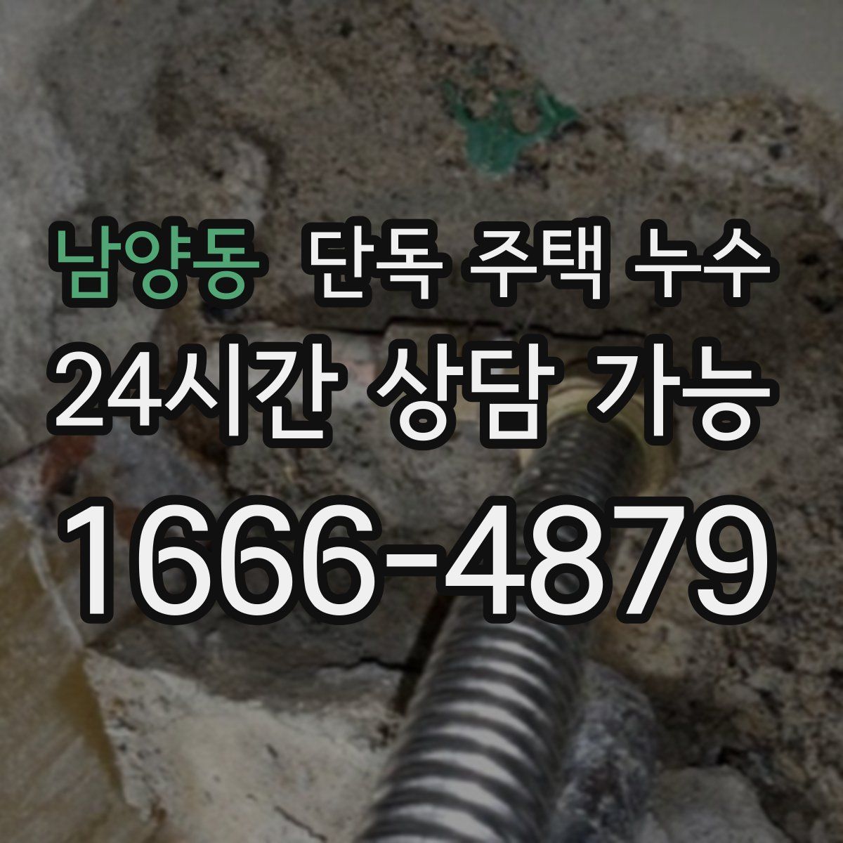 남양동 단독 주택 누수