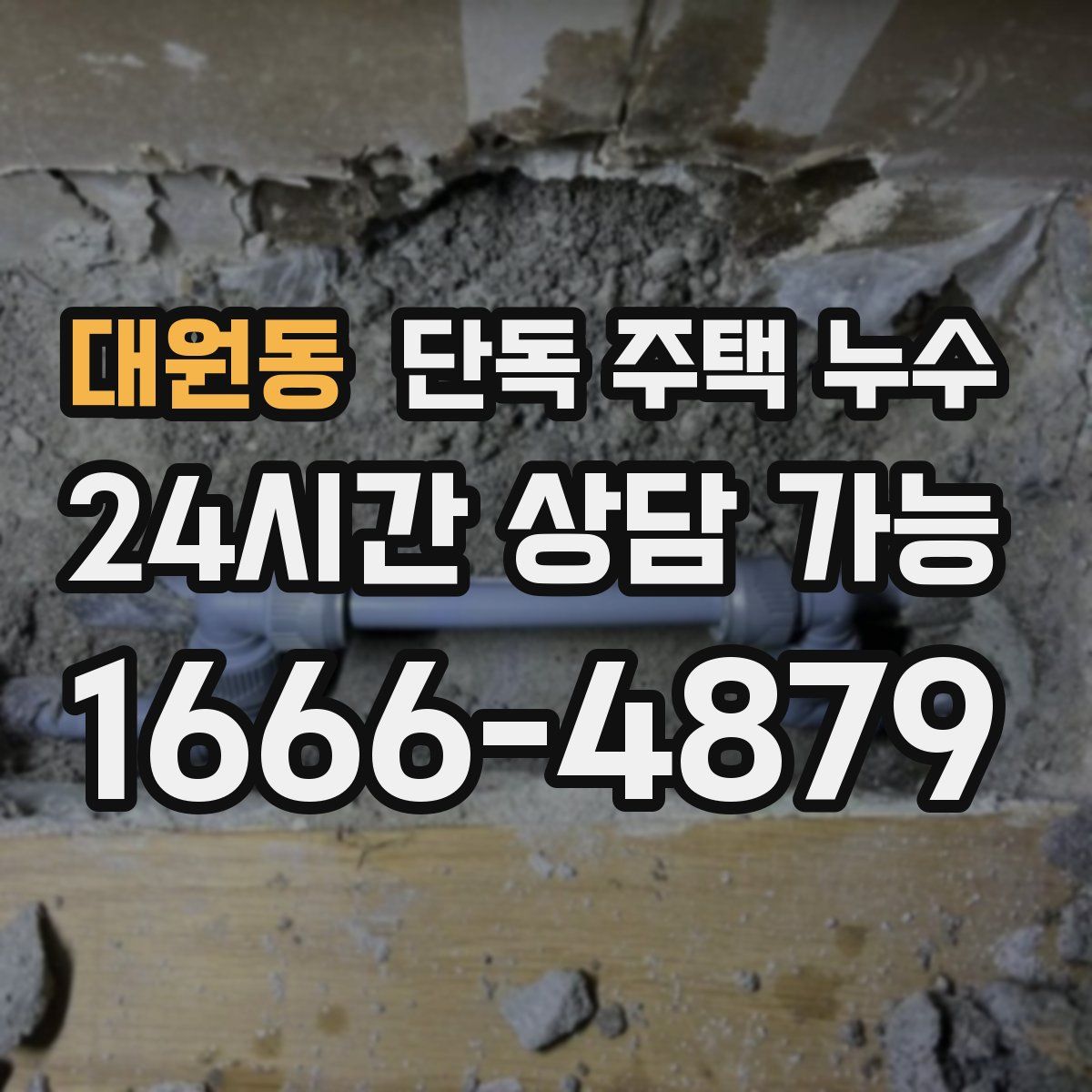 대원동 단독 주택 누수