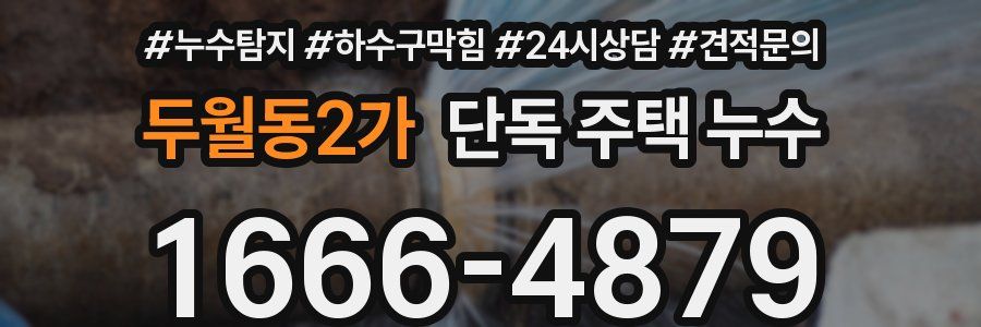 두월동2가 단독 주택 누수