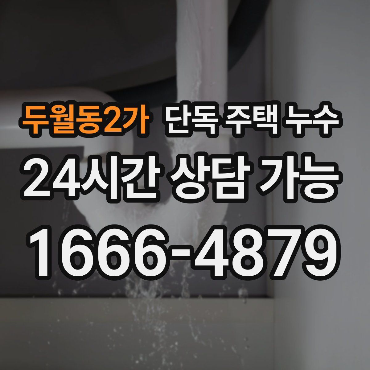 두월동2가 단독 주택 누수