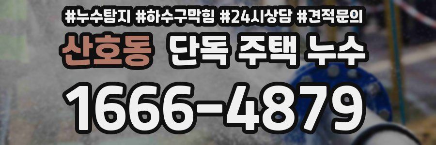 산호동 단독 주택 누수
