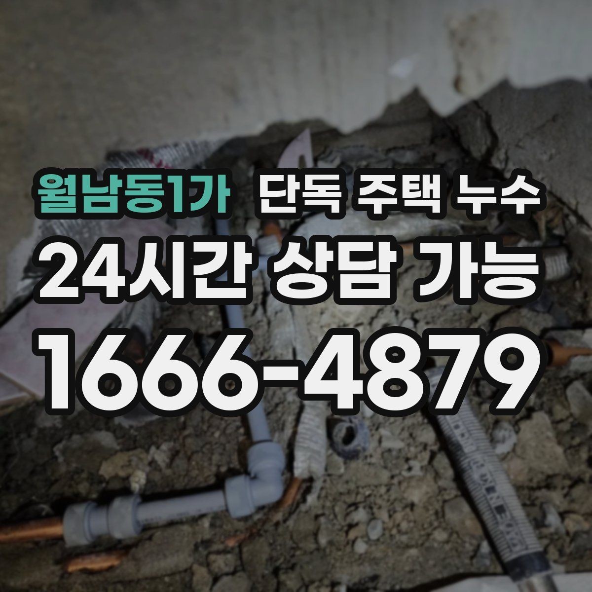 월남동1가 단독 주택 누수 욕실 배수구 주변이 계속 젖을 때