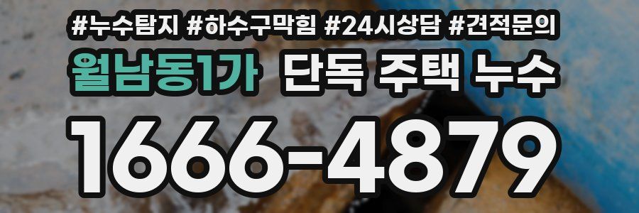 월남동1가 단독 주택 누수