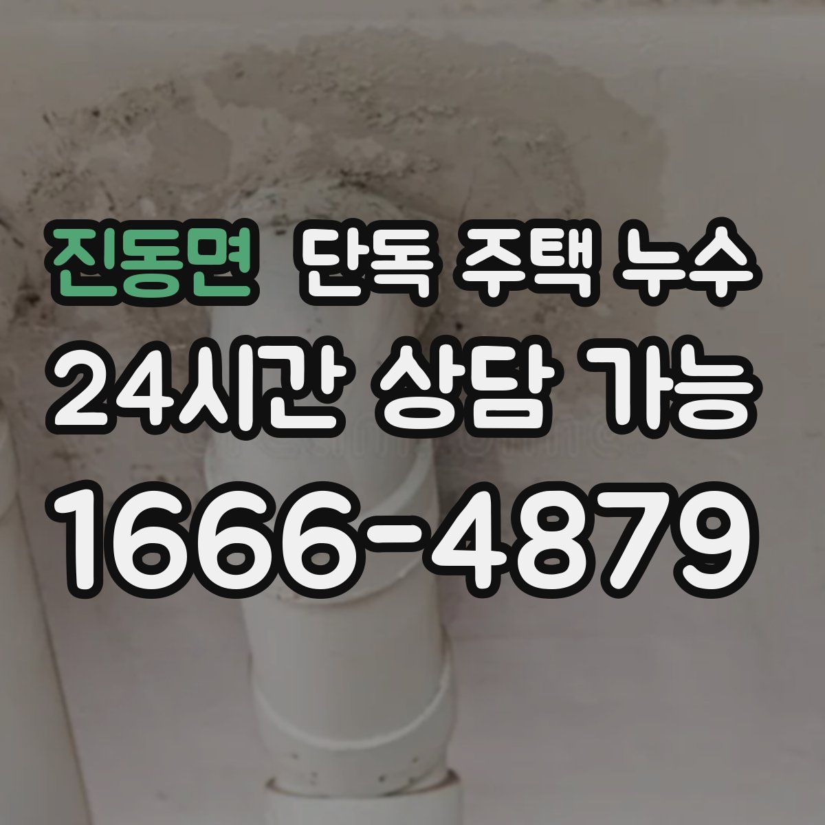 진동면 단독 주택 누수