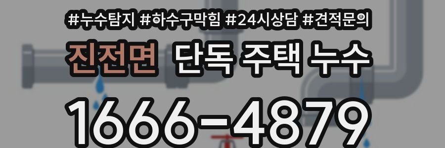 진전면 단독 주택 누수