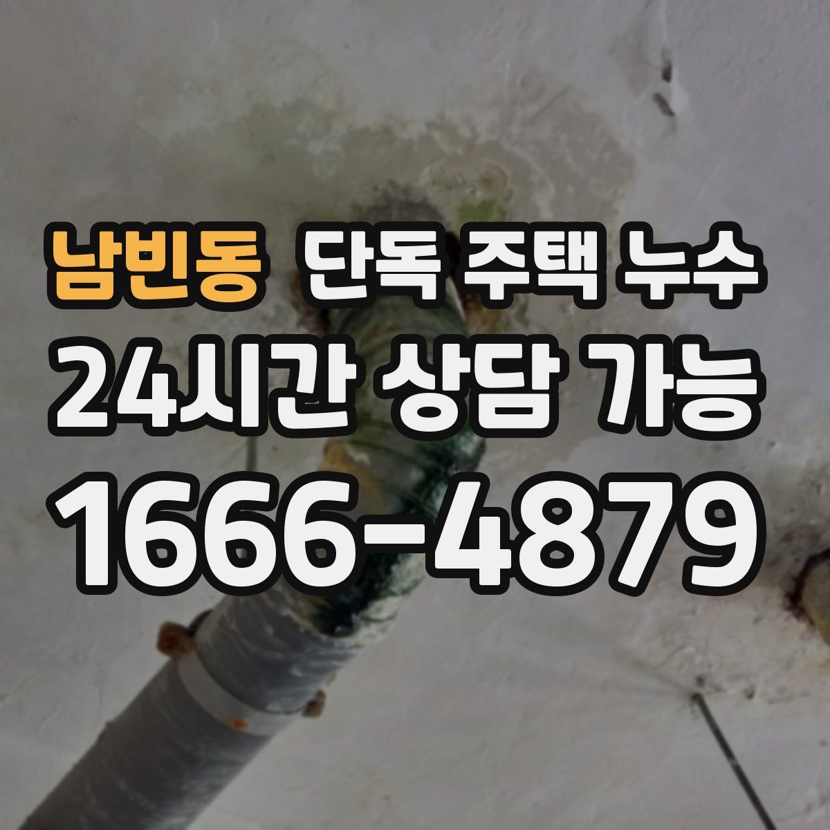 남빈동 단독 주택 누수