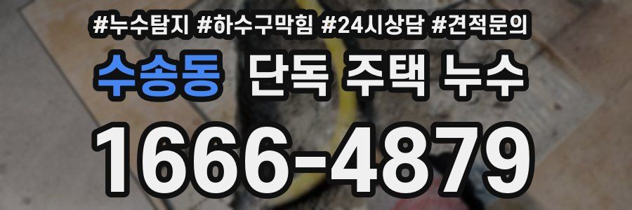 수송동 단독 주택 누수