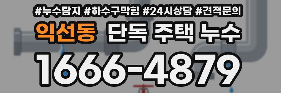 익선동 단독 주택 누수