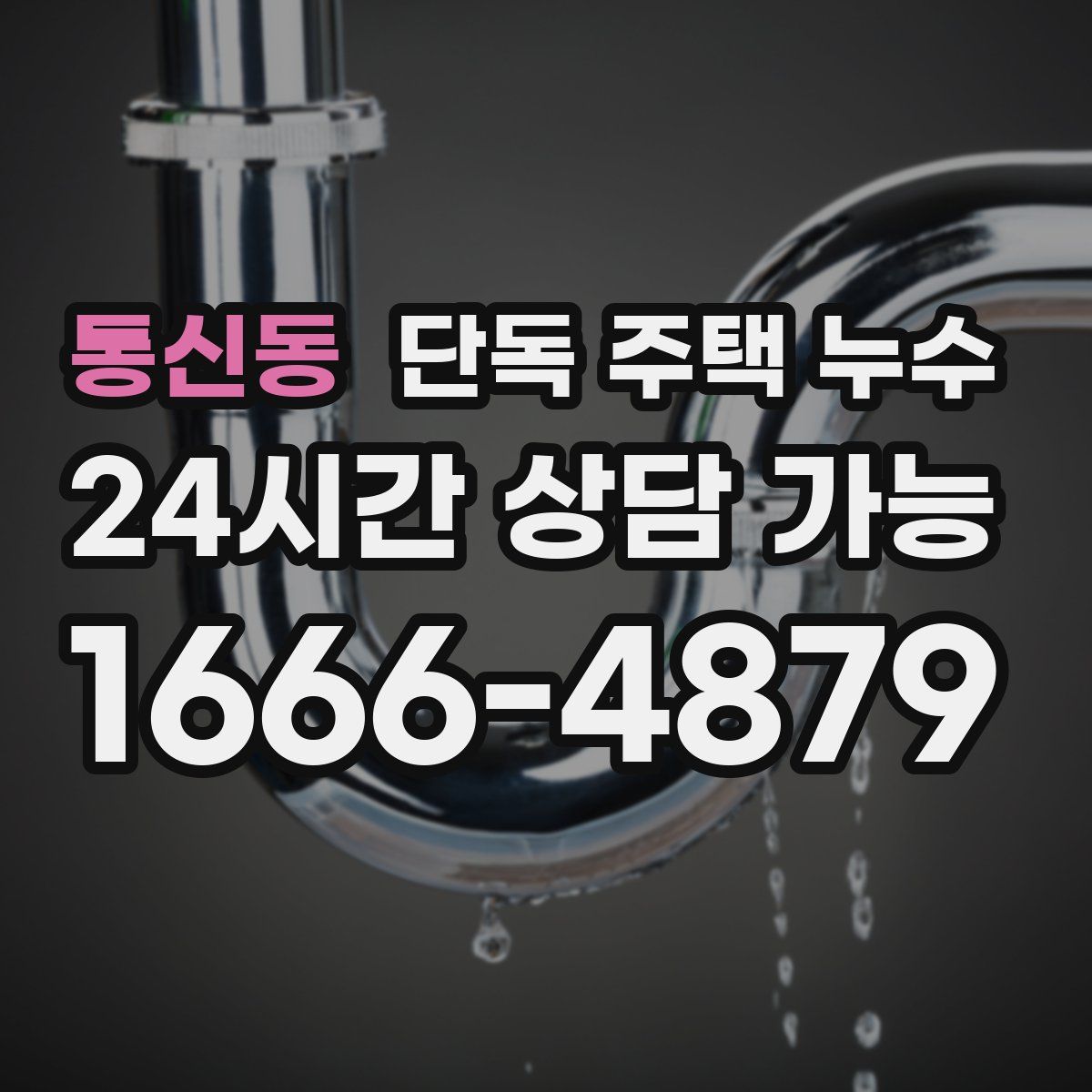 통신동 단독 주택 누수