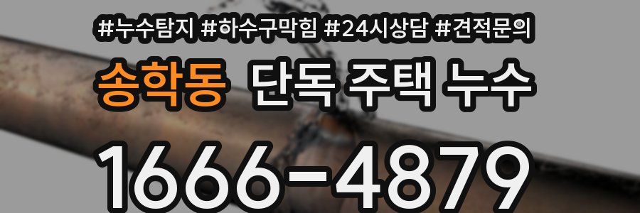 송학동 단독 주택 누수