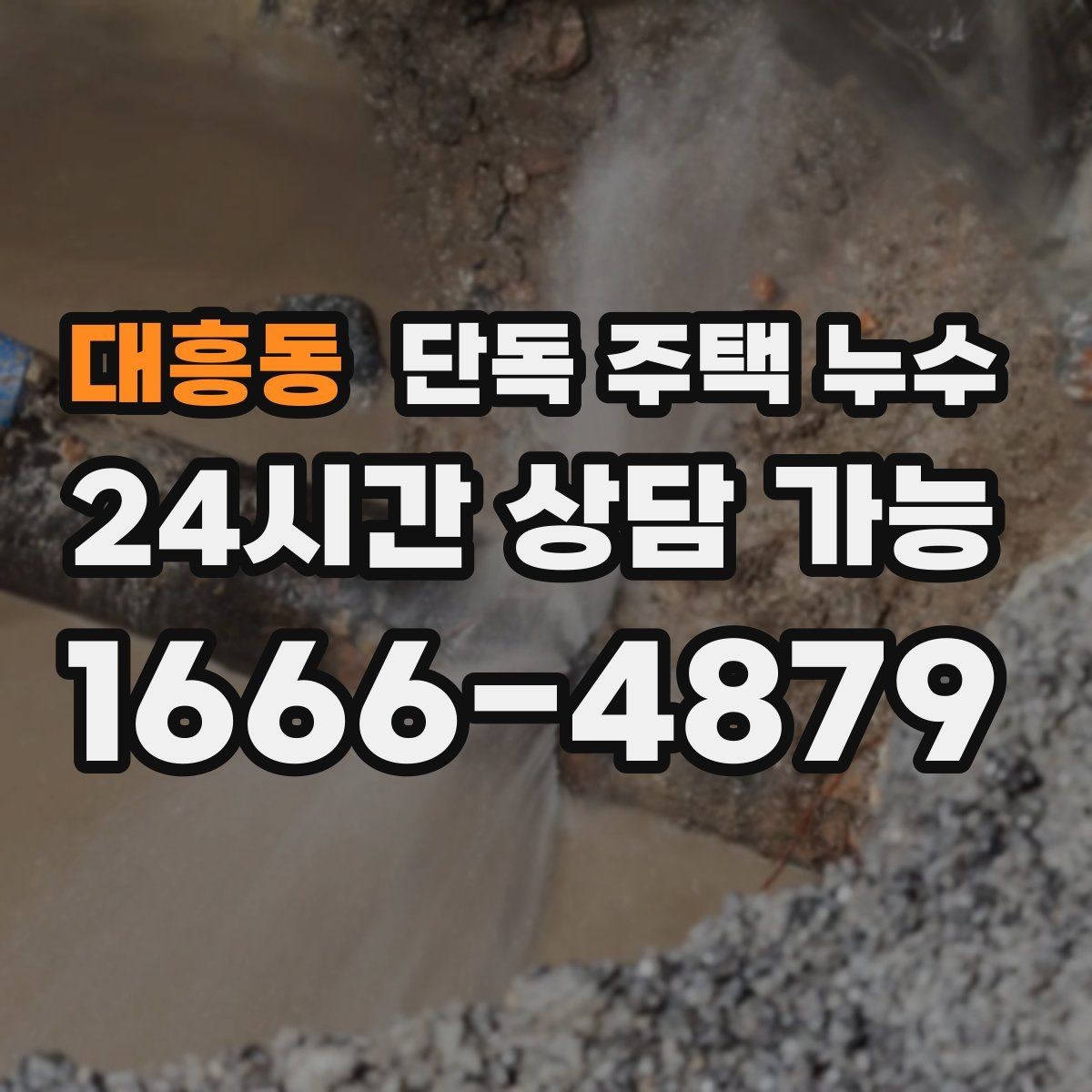대흥동 단독 주택 누수 평소에도 젖는 누수의 특징