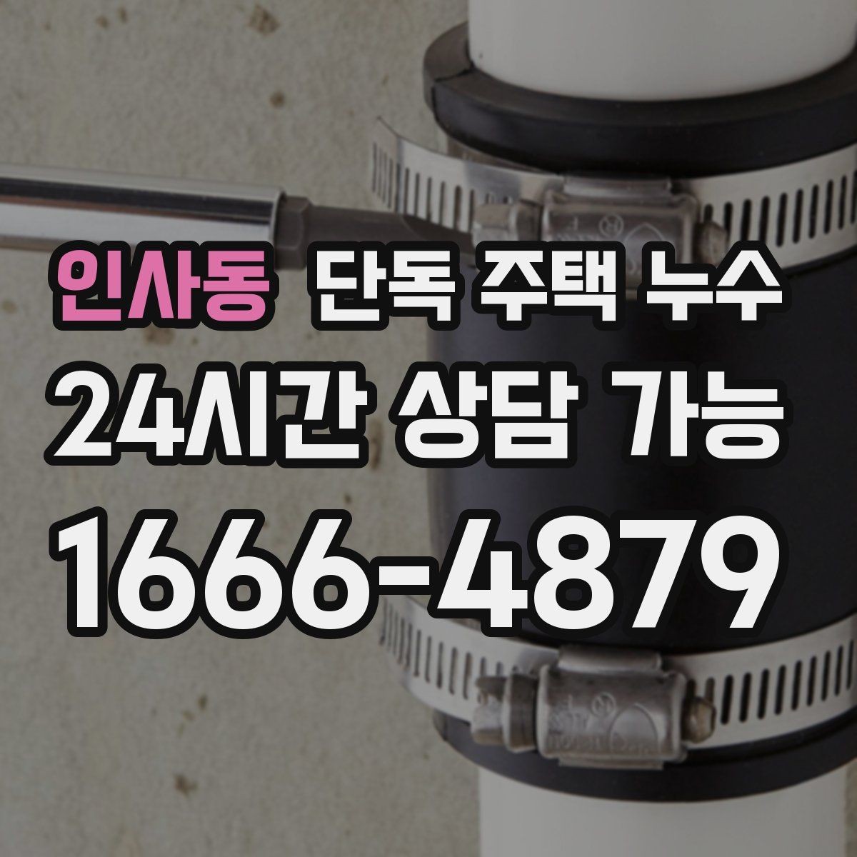 인사동 단독 주택 누수 외벽 균열과 실내 곰팡이의 연결