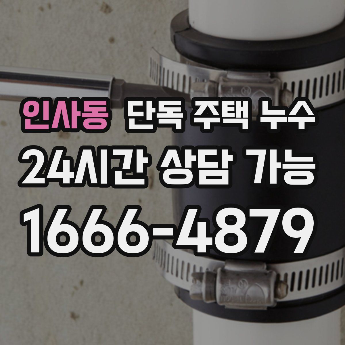 인사동 단독 주택 누수