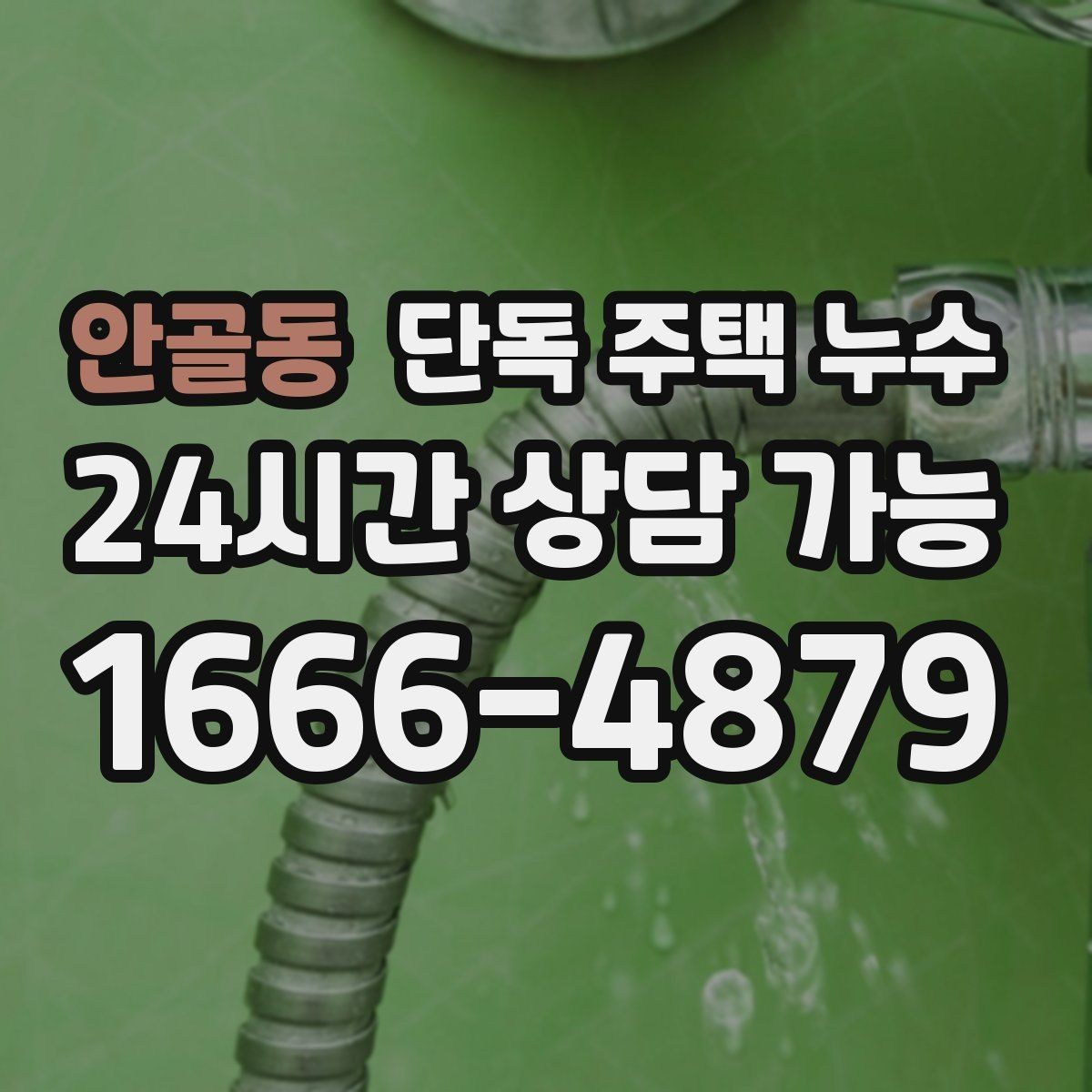 안골동 단독 주택 누수 창가 커튼이 젖는 증상 원인