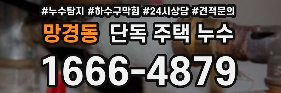 망경동 단독 주택 누수