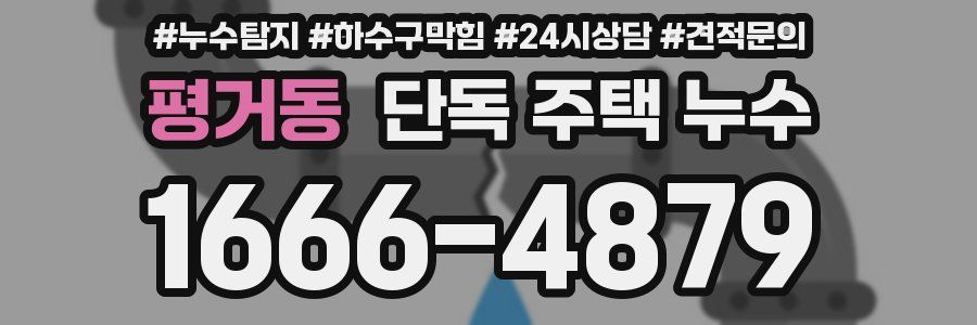 평거동 단독 주택 누수