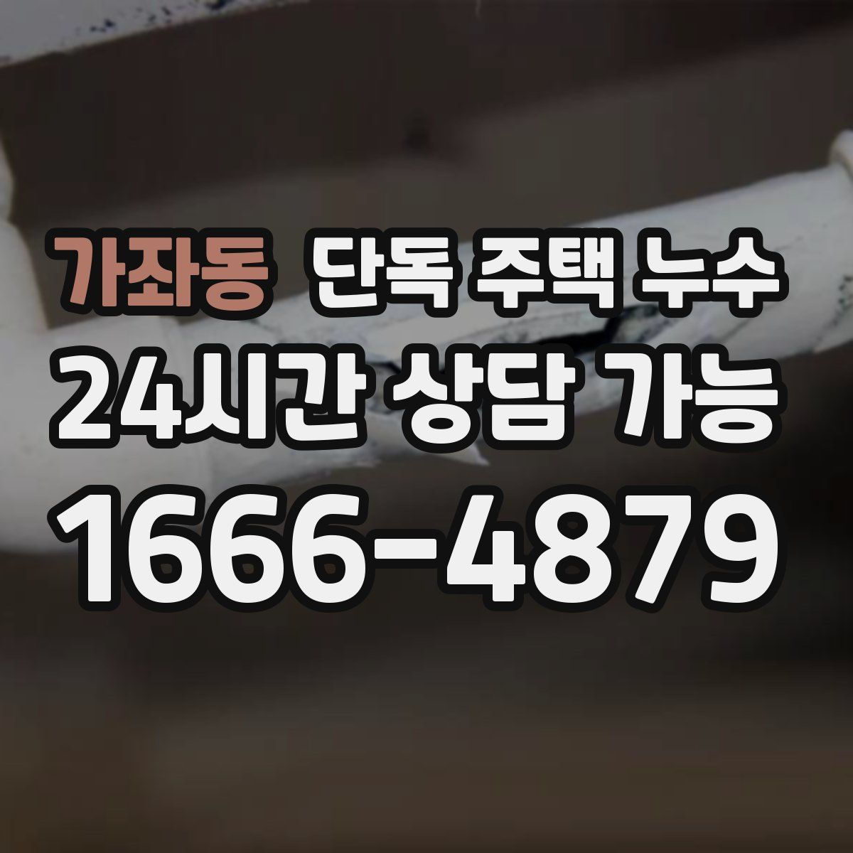 가좌동 단독 주택 누수