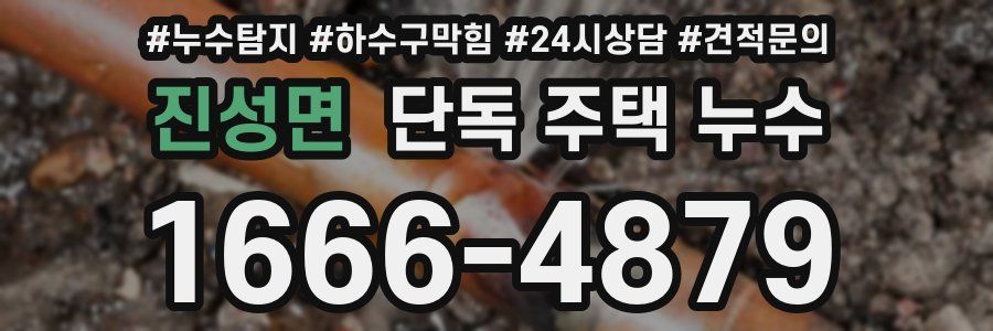 진성면 단독 주택 누수