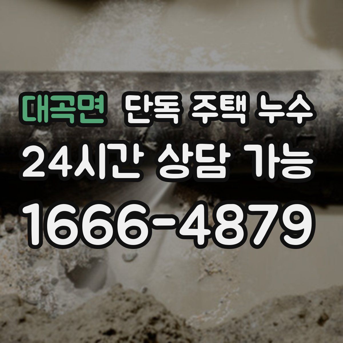 대곡면 단독 주택 누수