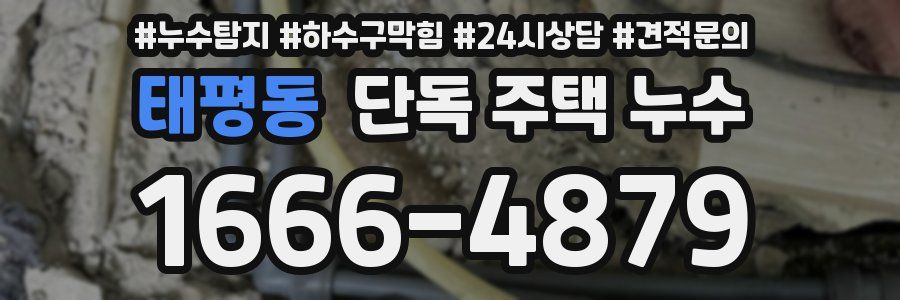 태평동 단독 주택 누수