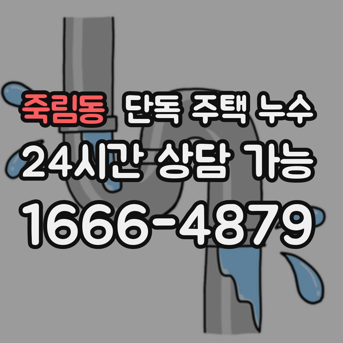 죽림동 단독 주택 누수